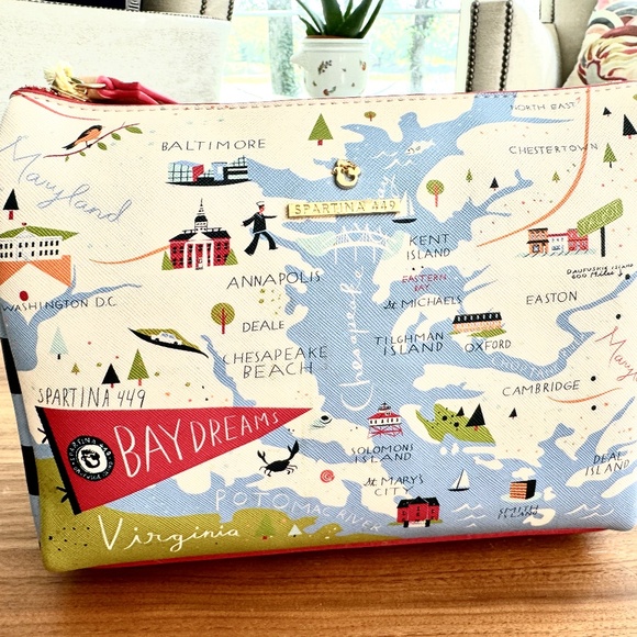 NWT - Spartina 449, Pouch, Carry All -  Eastern Shore/Maryland/Delaware - Picture 4 of 8